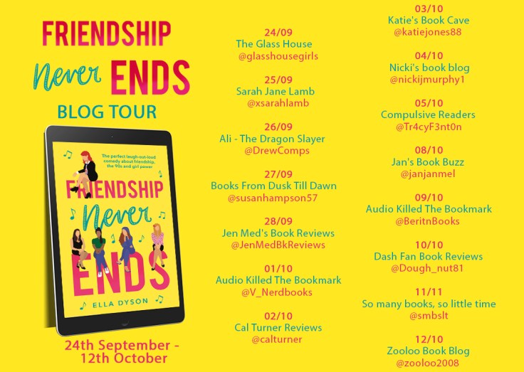Friendship Never Ends blog tour