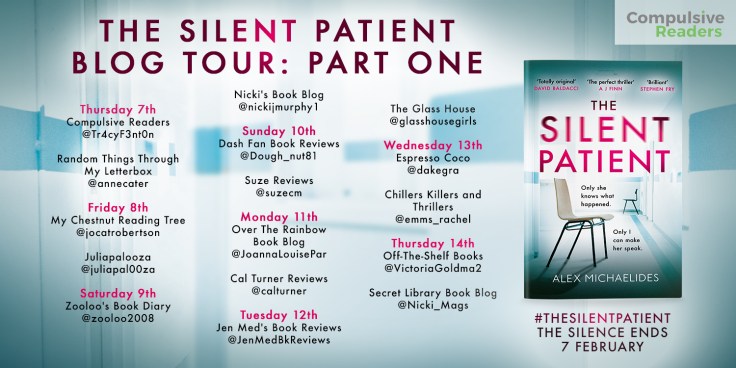 The Silent Patient Blog Tour Part 1