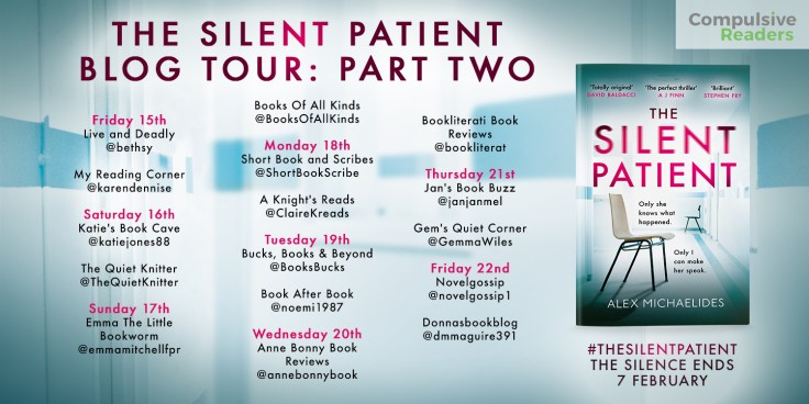 The Silent Patient Blog Tour Part 2