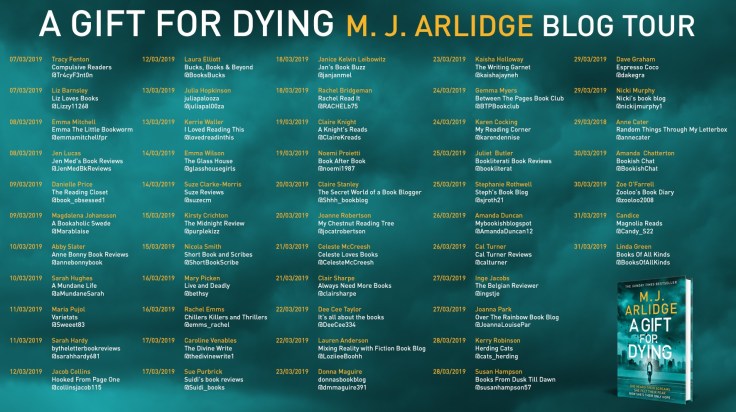 MJ Arlidge Blog Tour